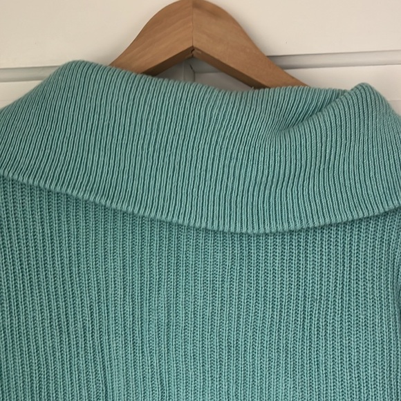 Talbots Quarter Zip Pullover Sweater, Size L - Picture 6 of 8